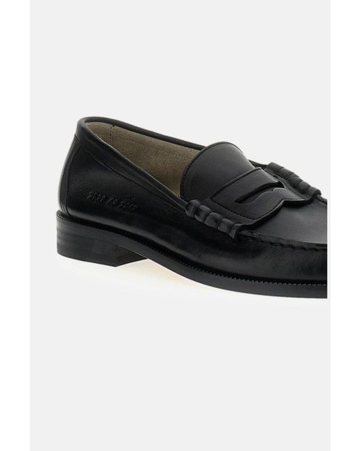Common Projects Black Leather Loafers for men