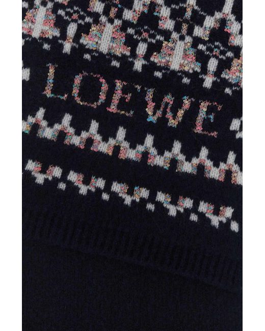 Loewe Blue 27X180 Scarf