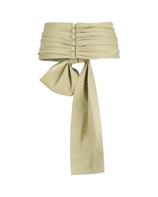 Chloé Metallic Chloé Bow Belt