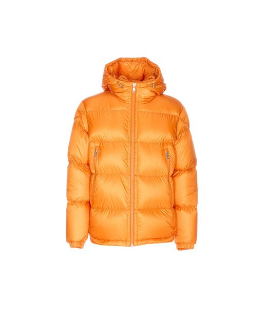 Moncler Orange Rivau Down Jacket for men