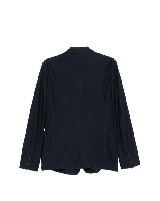 Giorgio Armani Blue Icon Single-Breasted Blazer Jacket for men