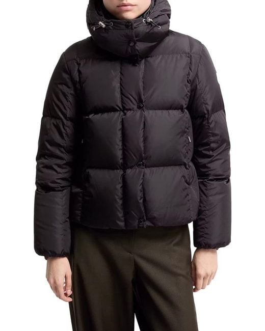 Moncler Black Castlenew Hooded Down Jacket