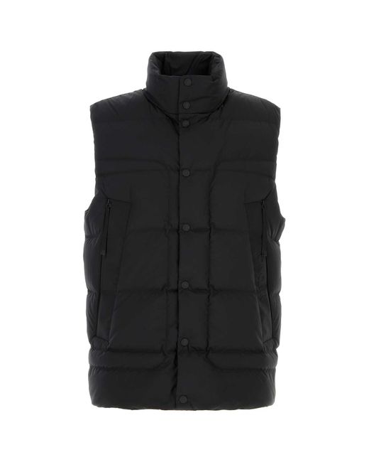Moncler Black Stretch Polyester Pismo Down Jacket for men