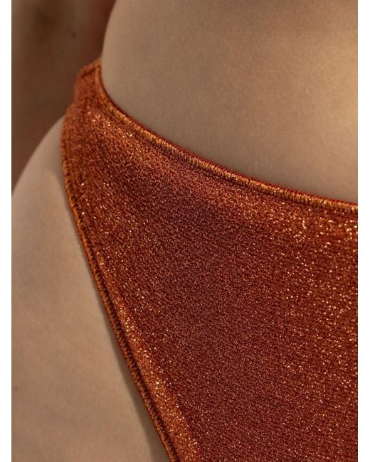 Oseree Blue Two-Tone Bikini