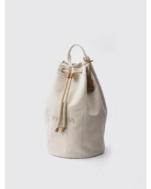 Prada White Backpack for men