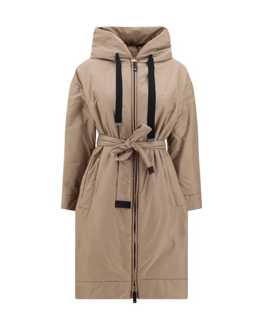 Max Mara Natural Dioniso Long Down Jacket