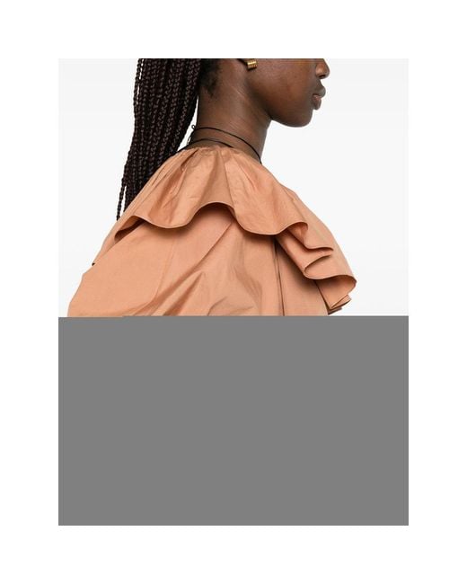 Chloé Brown Chloé Neutrals Tops