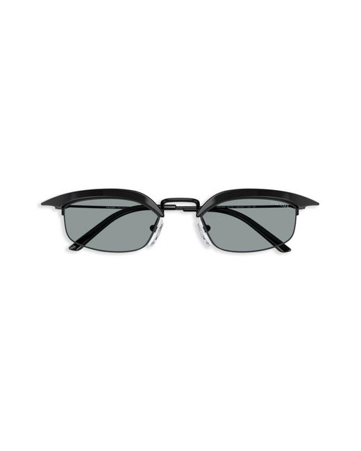 Prada Brown Geometric-Frame Sunglasses