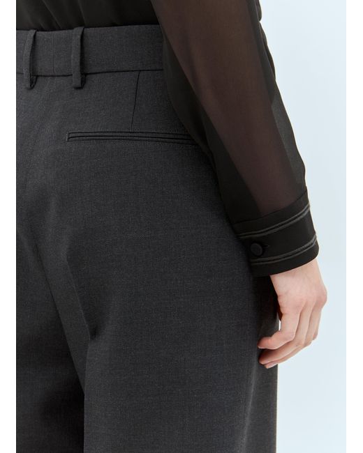 Gucci Black Wool Tailored Pants