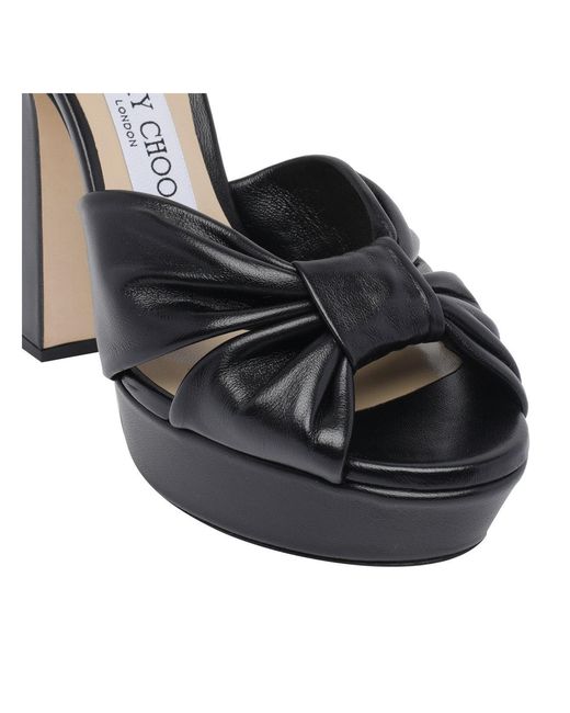 Jimmy Choo Black Heloise Pumps