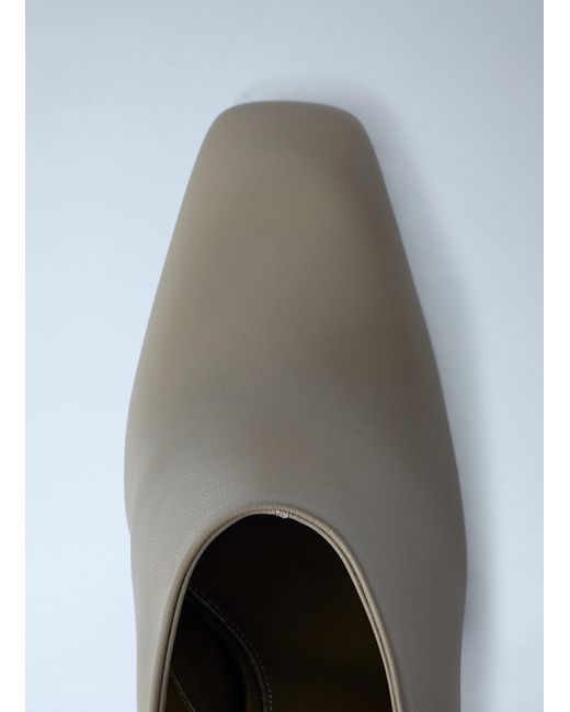 Totême Gray Bar Mules