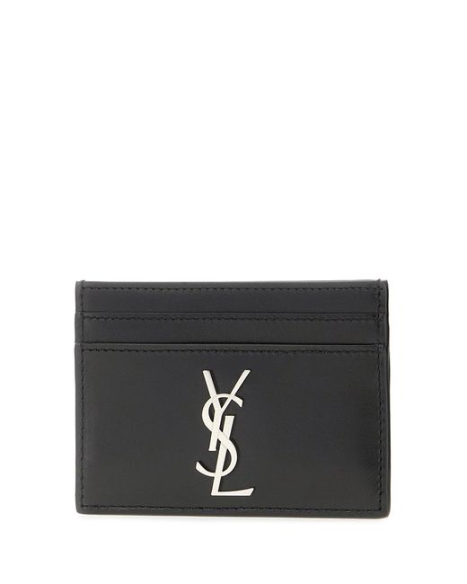 Saint Laurent Black Accessories Wallets for men