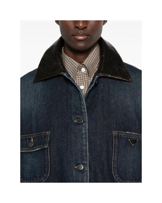 Prada Blue Jackets