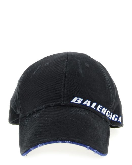 Balenciaga Blue Logo Cap for men