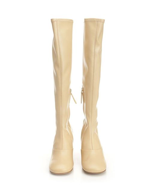 Chloé White "Janis" Boots