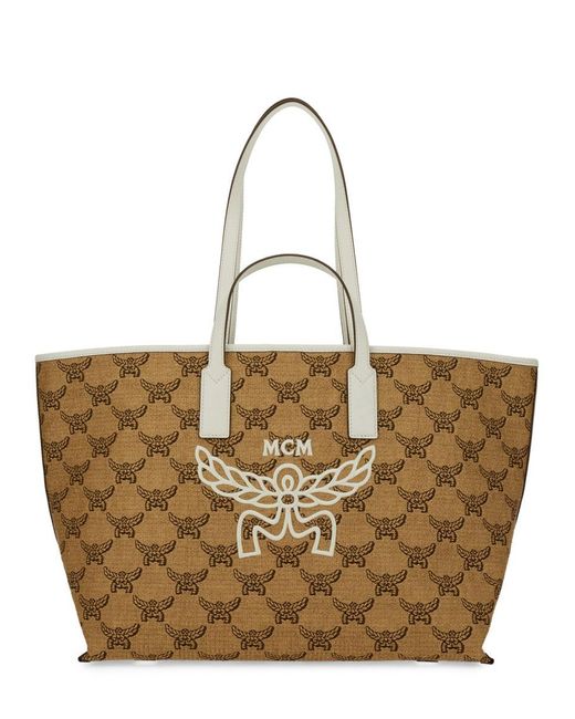 MCM Natural Medium "Himmel" Tote Bag