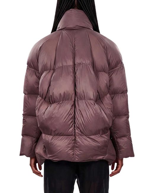 Rick Owens Brown Draculimo Padded Down Jacket