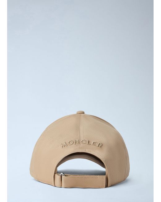 Moncler Blue Logo Embroidered Cap for men