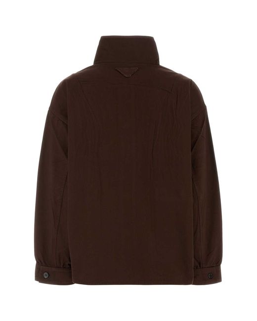 Prada Brown Gabardine Jacket