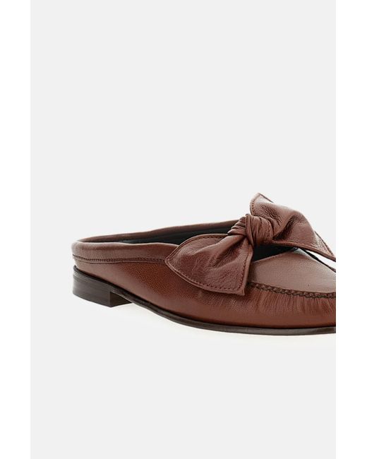 Hereu Brown Corbati Mule Shoes