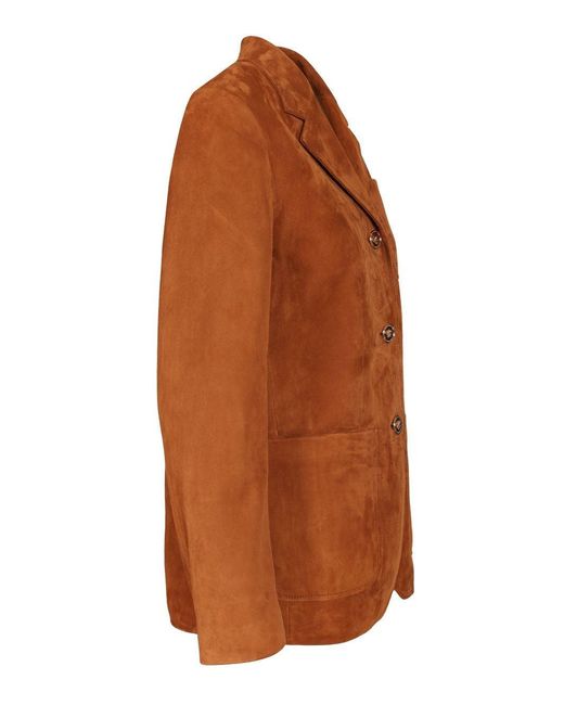 Versace Brown Suede Jacket