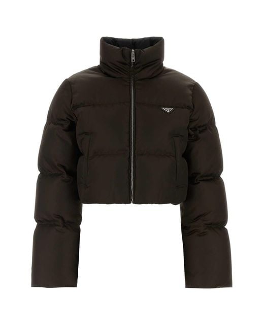 Prada Black Re-Nylon Down Jacket