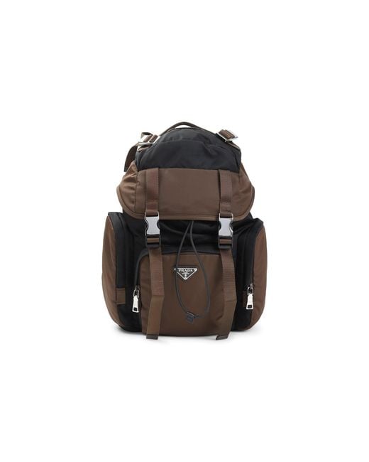Prada Black Re-Nylon Backpack for men