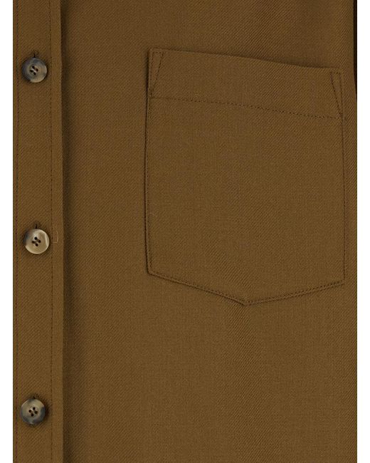 A.P.C. Jacket With Classic Collar And Buttoned Cuffs in Green for Men ...