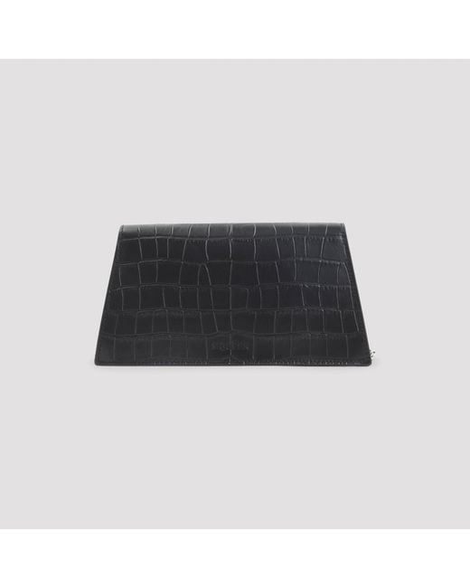 McQueen Black Skull Mini Bag