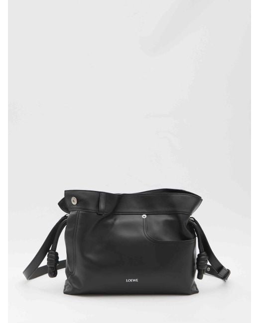 Loewe Black Pants Flamenco Clutch Bag