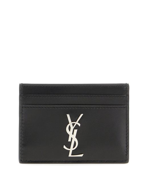 Saint Laurent Black Accessories Wallets for men