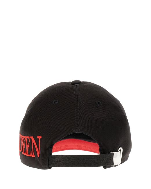 McQueen Black Accessories Hats for men