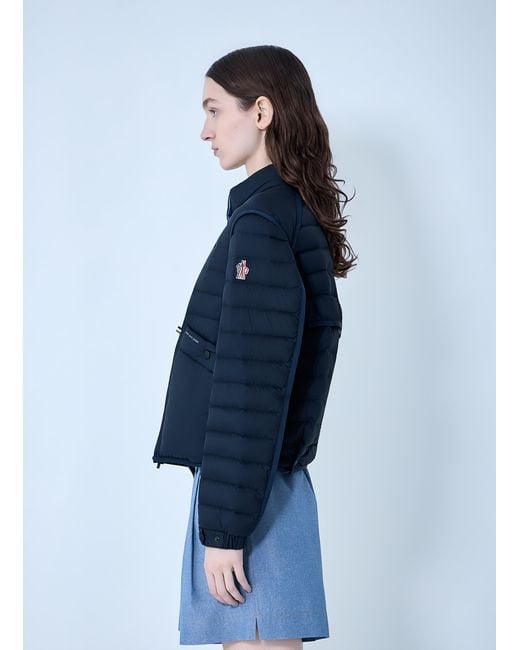 Moncler Blue Madulain Down Jacket