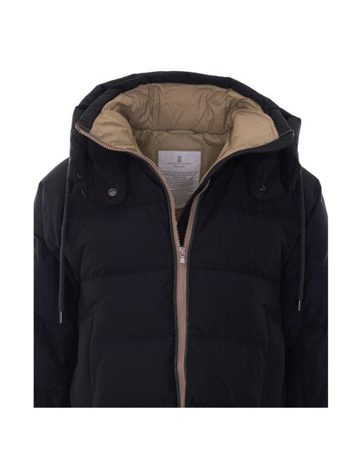 Brunello Cucinelli Blue Down Jacket