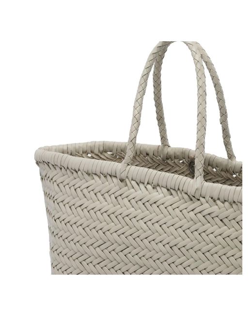 Dragon Diffusion Gray Small Triple Jump Handbag