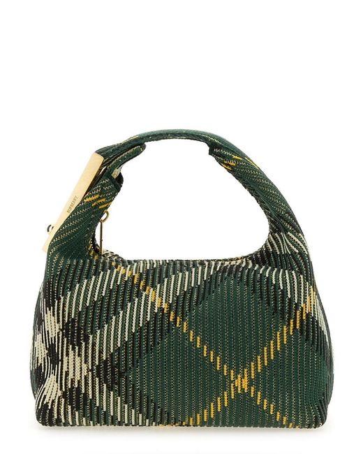 Burberry Green Mini "Peg" Bag
