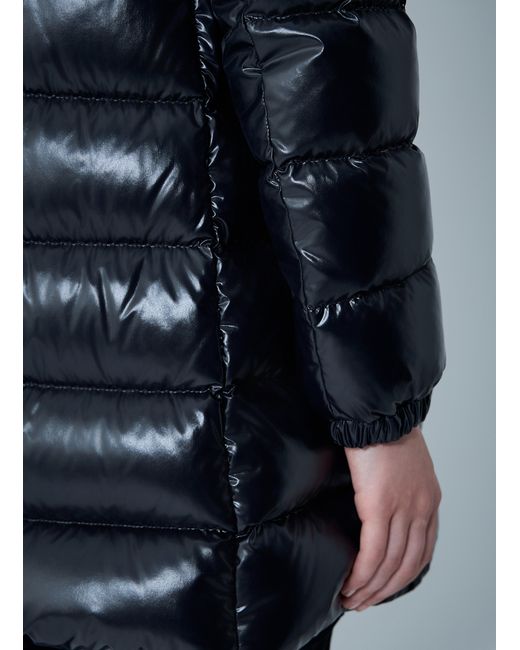 Moncler Blue Courcelles Long Down Coat
