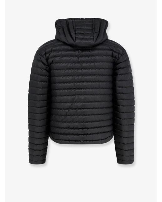 Céline Black Hooded Quilted Down Jacket for men