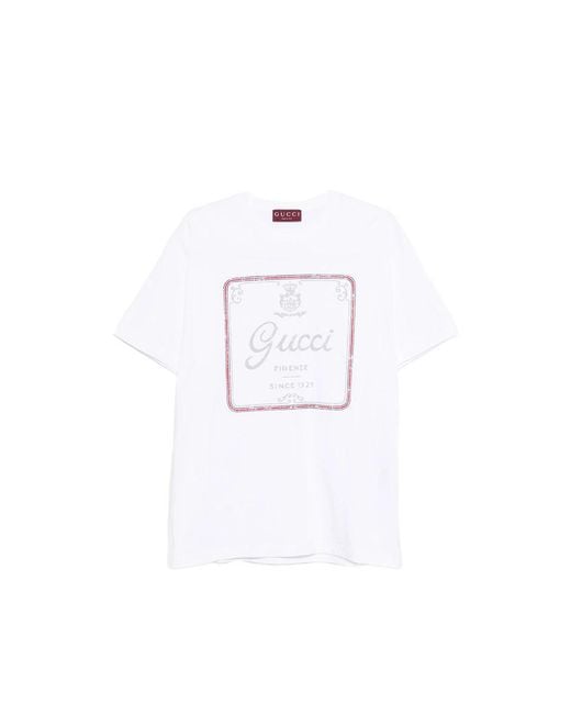 Gucci White T-Shirts & Vests for men
