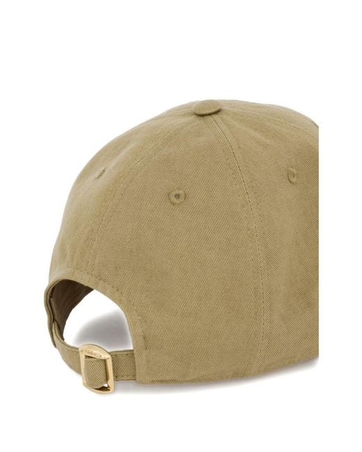 Chloé Natural Chloé Logo Baseball Cap