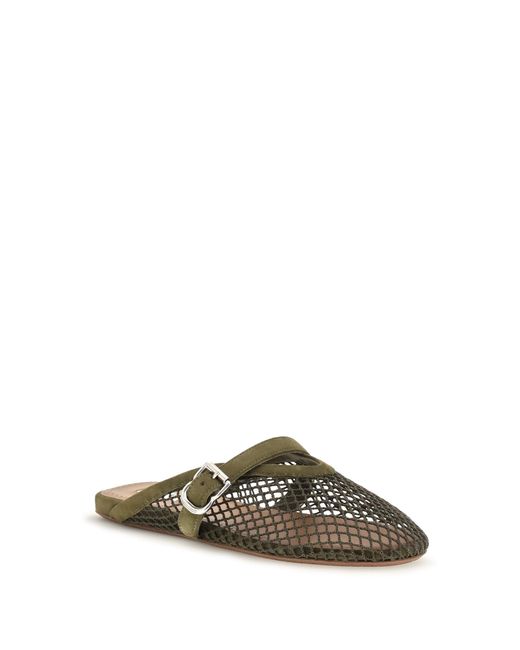 Alaïa Green Alaïa Flat Mesh Mules