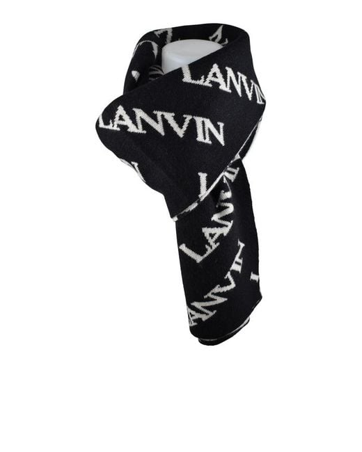 Lanvin Black Scarf