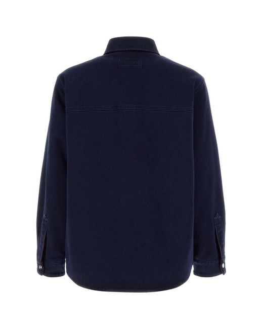Gucci Blue Dark Denim Jacket for men