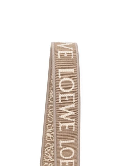 Loewe White Anagram Strap
