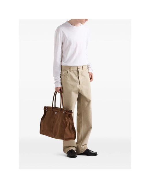 Prada Natural Neutrals Denim for men