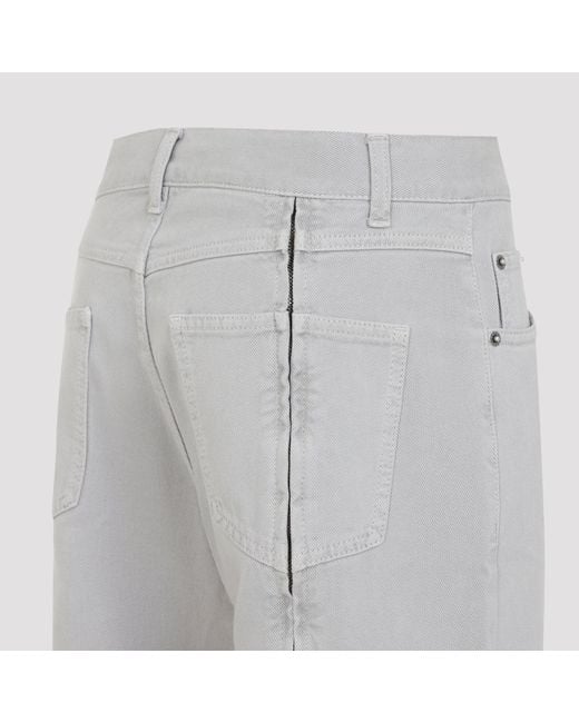 Phoebe Philo Gray Zip Jeans