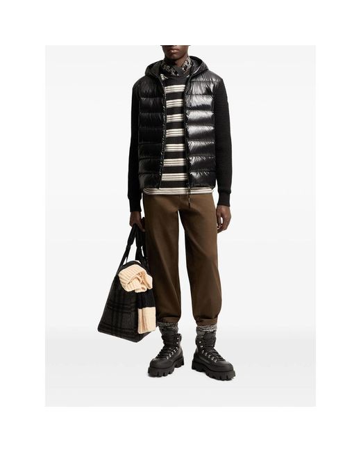 Moncler Black Jackets for men