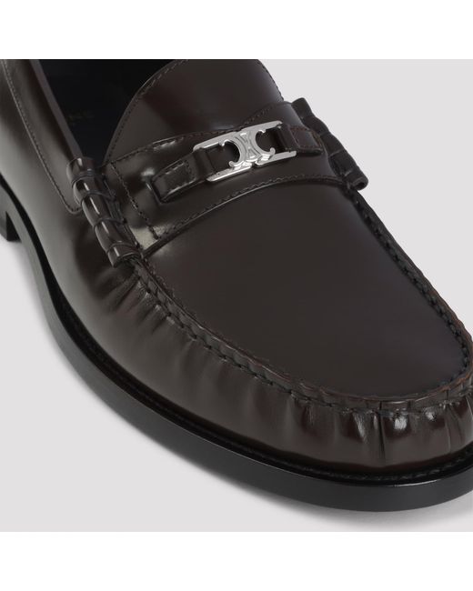 Céline Black Triomphe 15 Loafer for men