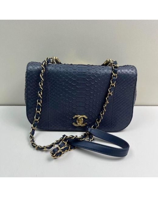 Chanel Blue Pre-Loved Bag Very Good Condition