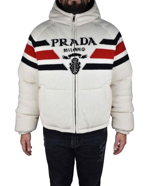 Prada Multicolor Down Jacket for men